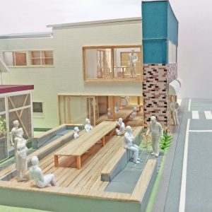 藤里の大きな縁側と掘りごたつ