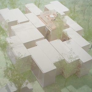 incomplete house 模型写真　鳥瞰