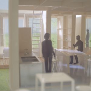 incomplete house ズレが個別の領域をつくりながらも、ひとつの住宅として連続的につながる