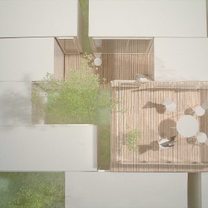 incomplete house 模型写真　上から