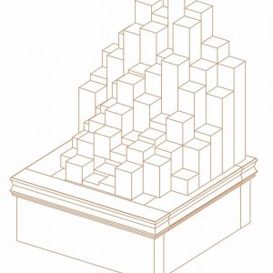 石の束 アクソメ