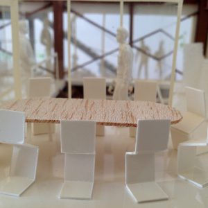 Fujiyoshida-Balcony 模型写真　2階会議スペース