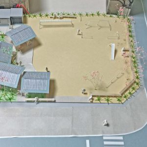亀崎公園の再編 模型写真