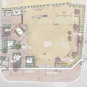 亀崎公園の再編 配置図