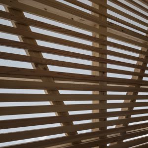 亀崎公園の再編 ルーバー近景