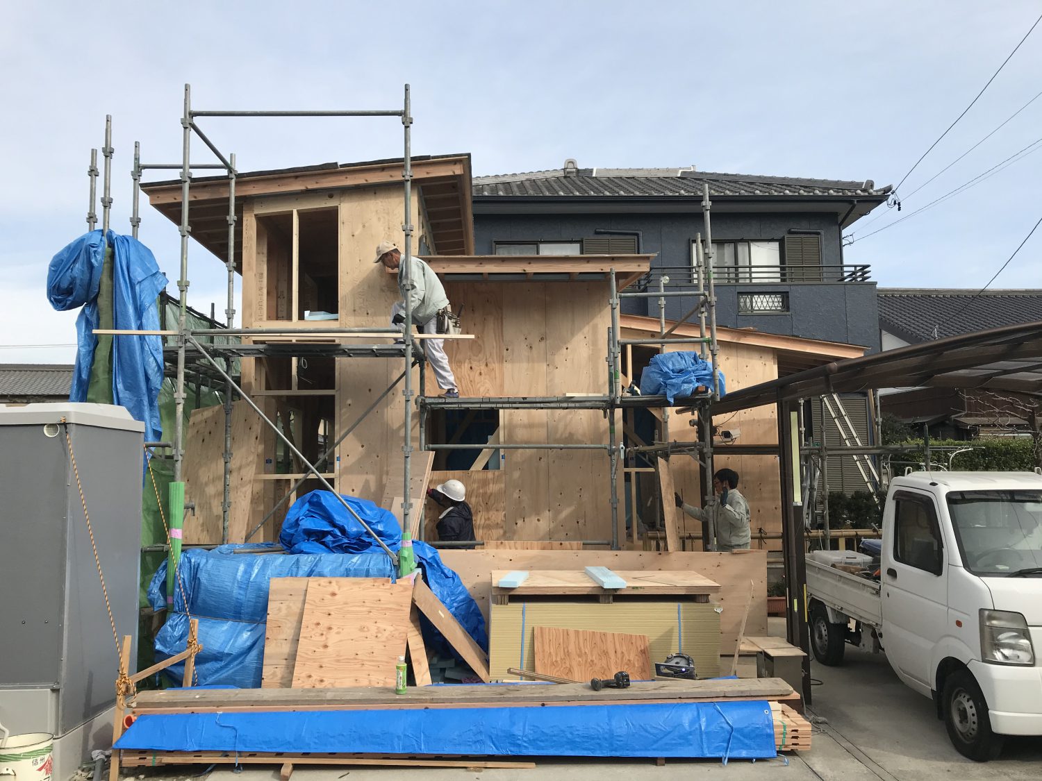 半田市内の小さな増築