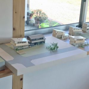 片流れの離れ/homeYG 検討模型