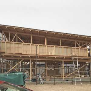 片流れの離れ/homeYG 建て方